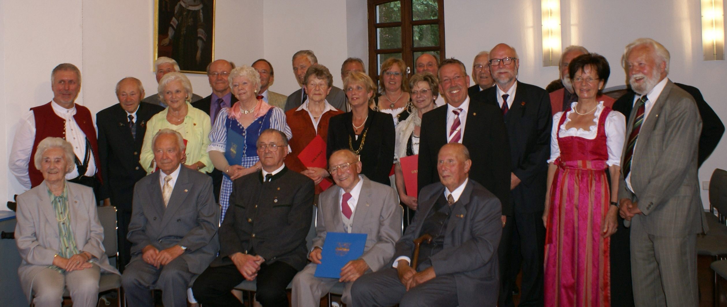 Gruppenbild Bürgerehrungen